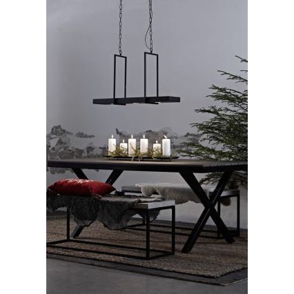 Markslöjd 105780 - Светодиодная диммируемая люстра TRAY 3xLED/3W/230V черная 