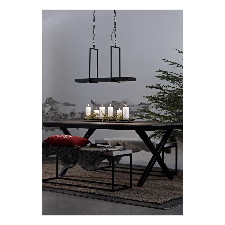 Markslöjd 105780 - Светодиодная диммируемая люстра TRAY 3xLED/3W/230V черная 