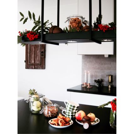 Markslöjd 105780 - Светодиодная диммируемая люстра TRAY 3xLED/3W/230V черная 