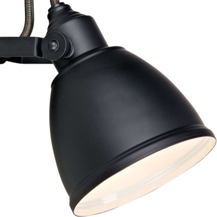 Markslöjd 105814 - Настінний світильник FJÄLLBACKA 1xE14/40W/230V чорний