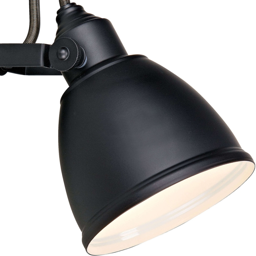 Markslöjd 105814 - Настінний світильник FJÄLLBACKA 1xE14/40W/230V чорний