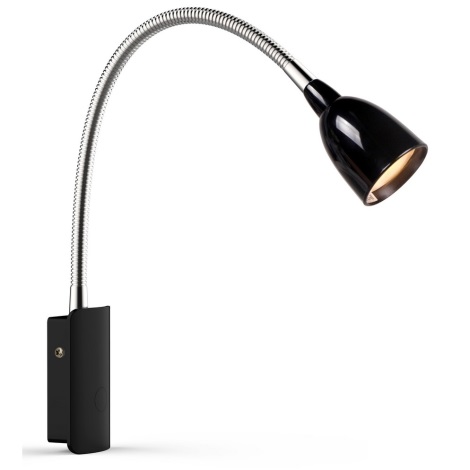 Markslöjd 105940 - Светодиодная настенная лампа TULIP LED/2,5W/230V черная