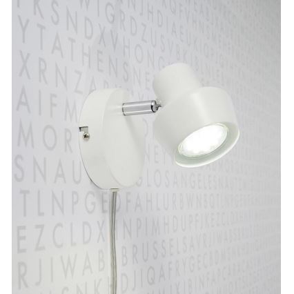 Markslöjd 106083 - Настінна лампа URN 1xGU10/35W/230V білий