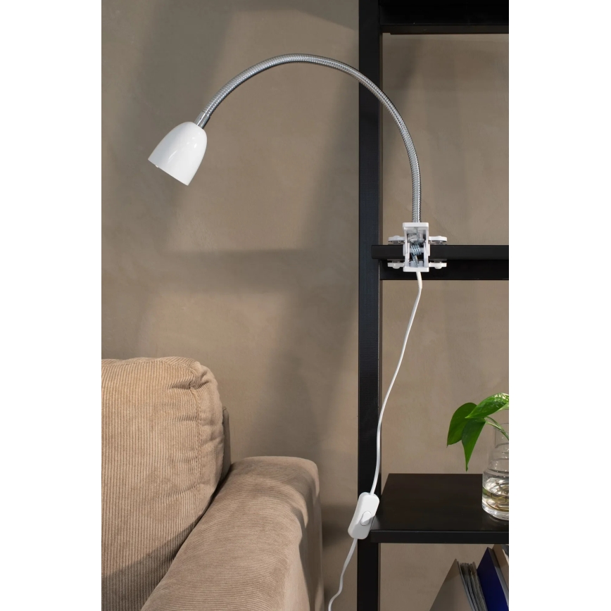 Markslöjd 106091 - Настільна LED лампа з затискачем TULIP LED/3W/230V білий