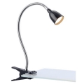 Markslöjd 106092 - Светодиодная настольная лампа с зажимом TULIP LED/3W/230V черная