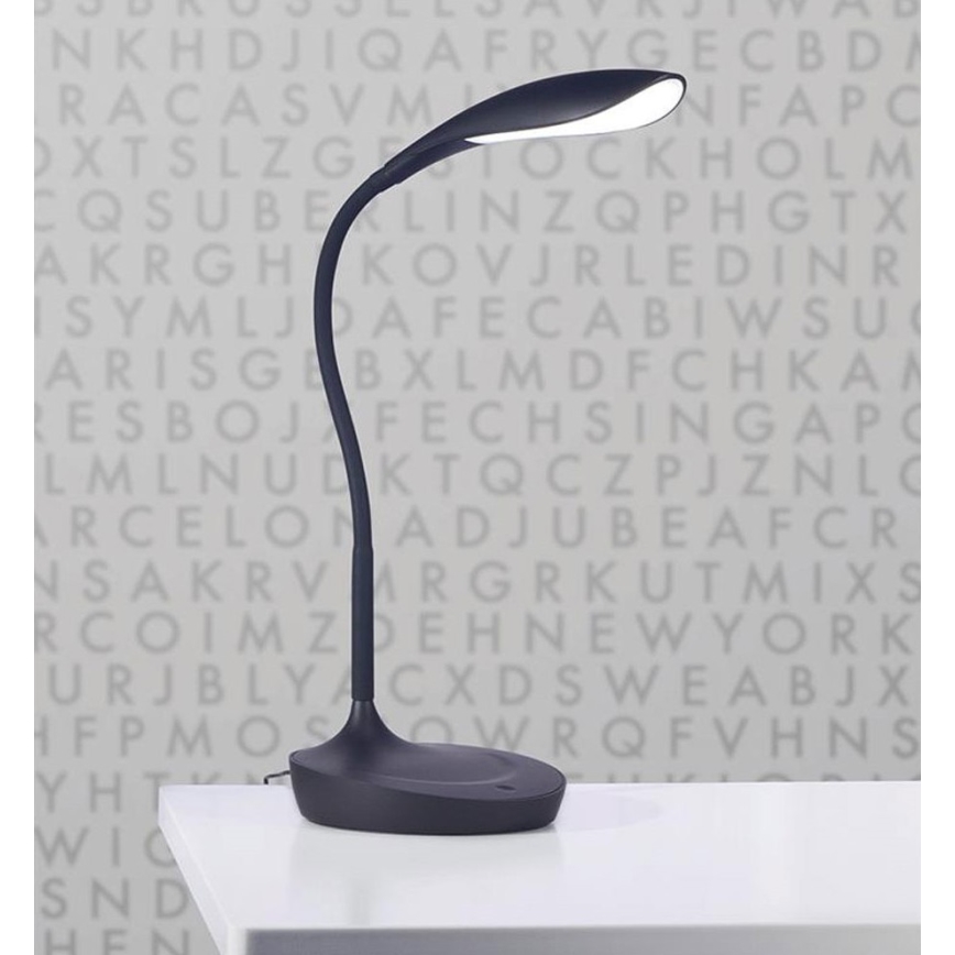Markslöjd 106094 - Світлодіодна настільна лампа з регульованою яскравістю з USB SWAN LED/4,6W/230V