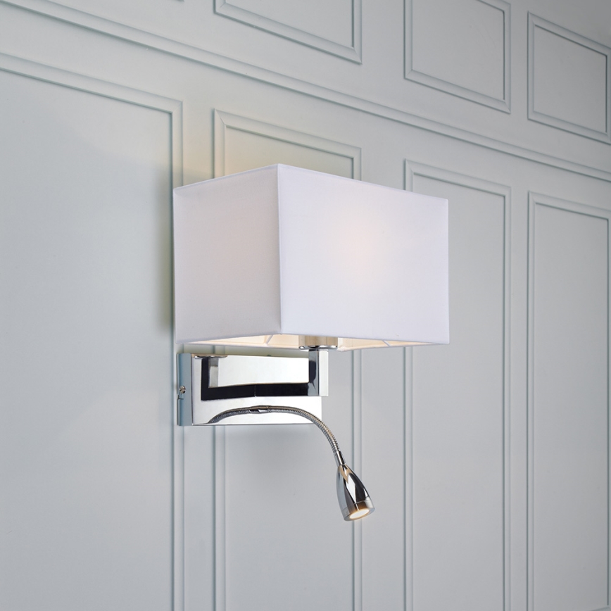 Markslöjd 106307 - Світлодіодний настінний світильник SAVOY LED/3W+E27/60W/230V