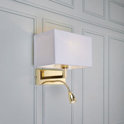 Markslöjd 106308 - Світлодіодний настінний світильник SAVOY LED/3W+E27/60W/230V