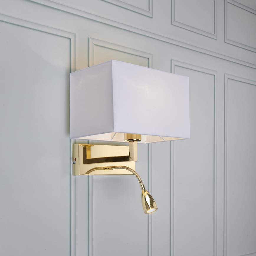 Markslöjd 106308 - Світлодіодний настінний світильник SAVOY LED/3W+E27/60W/230V