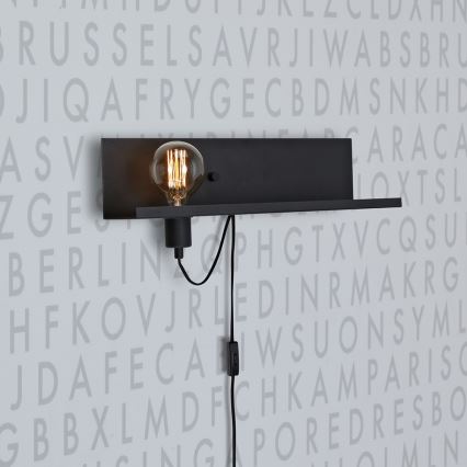 Markslöjd 106482 - Настінний світильник з регулюванням яскравості s USB zásuvkou MULTI 1xE27/60W/230V