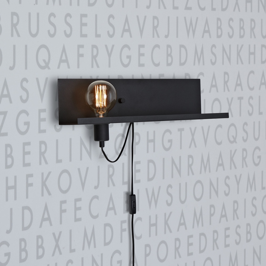 Markslöjd 106482 - Настінний світильник з регулюванням яскравості s USB zásuvkou MULTI 1xE27/60W/230V