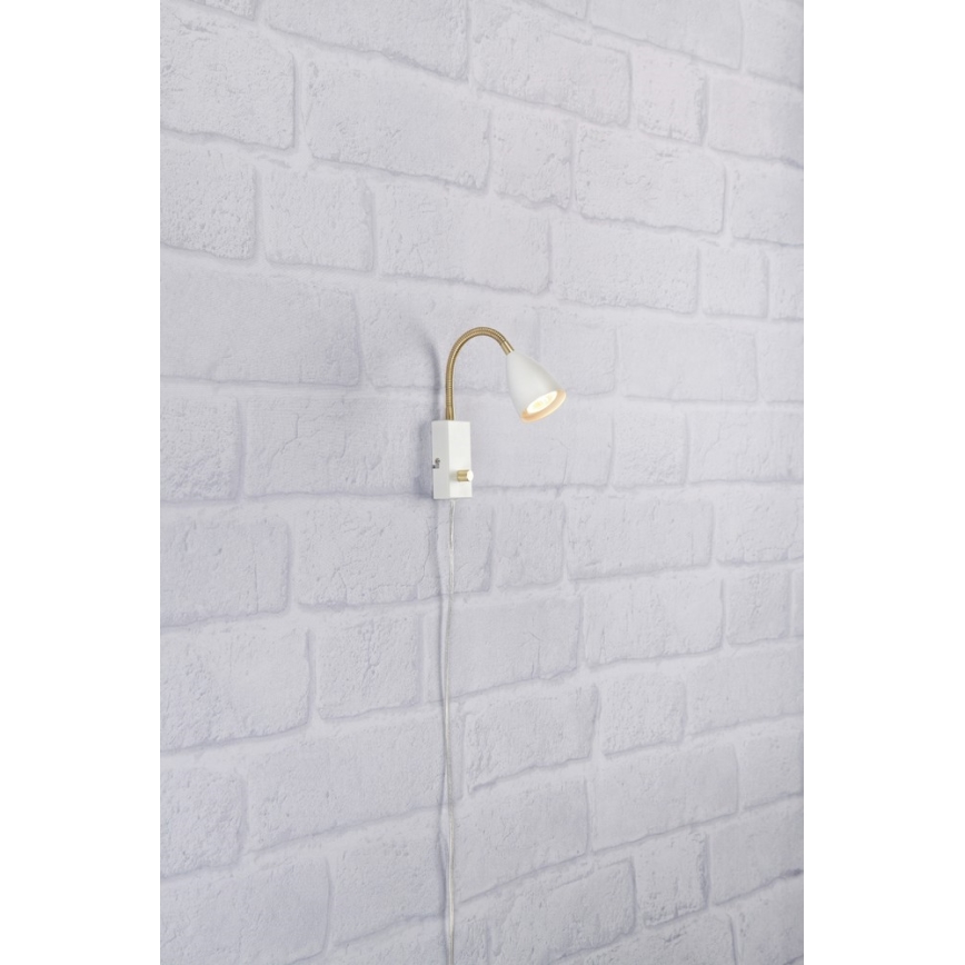 Markslöjd 106588 - Настенный диммируемый светильник CIRO 1xGU10/7W/230V белый