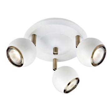 Markslöjd 106875 - Точечный светильник COCO 3xGU10/35W/230V белый