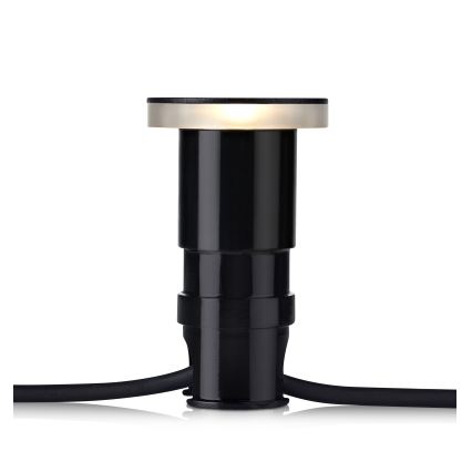 Markslöjd 106935 - LED зовнішній вбудований світильник GARDEN24 LED/3W/24V IP44 чорний
