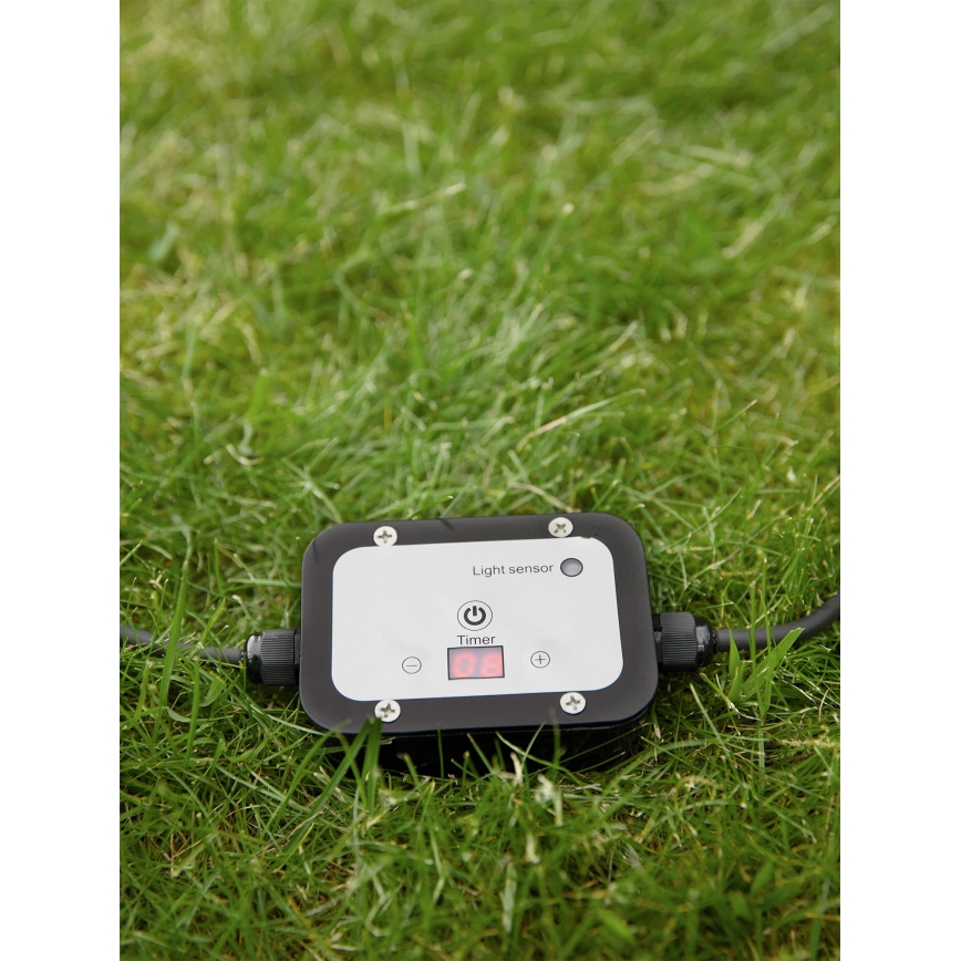 Markslöjd 106936 - Датчик сутінків з таймером GARDEN24 24V IP44