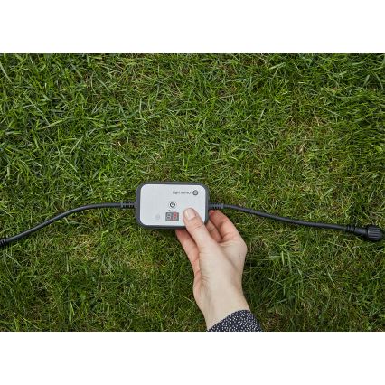Markslöjd 106936 - Датчик сутінків з таймером GARDEN24 24V IP44