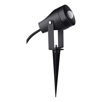 Markslöjd 106940 - Зовнішній датчик руху та сутінків PIR GARDEN24 IP44 чорний