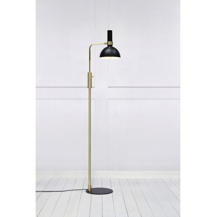 Markslöjd 106972 - Торшер з регульованою яскравістю LARRY 1xE27/60W/230V чорний/золотий