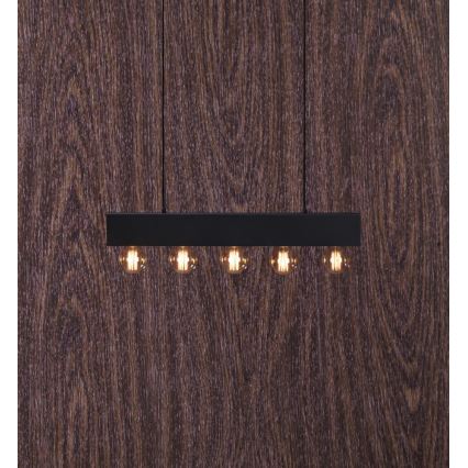 Markslöjd 107037 - Подвесная люстра COUTURE 5xE27/40W/230V черная 