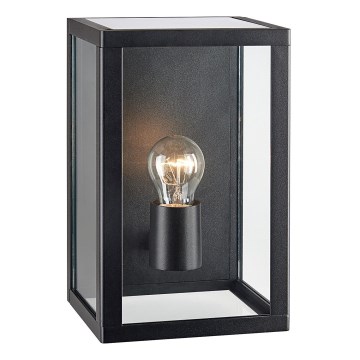 Markslöjd 107113 - Вуличний настінний світильник PELHAM 1xE27/60W/230V IP44 чорний