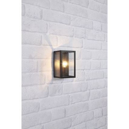 Markslöjd 107113 - Вуличний настінний світильник PELHAM 1xE27/60W/230V IP44 чорний