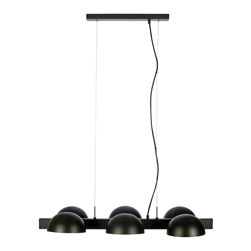Markslöjd 107138 - Подвесная люстра FLAMINGO 6xE14/40W/230V черная 
