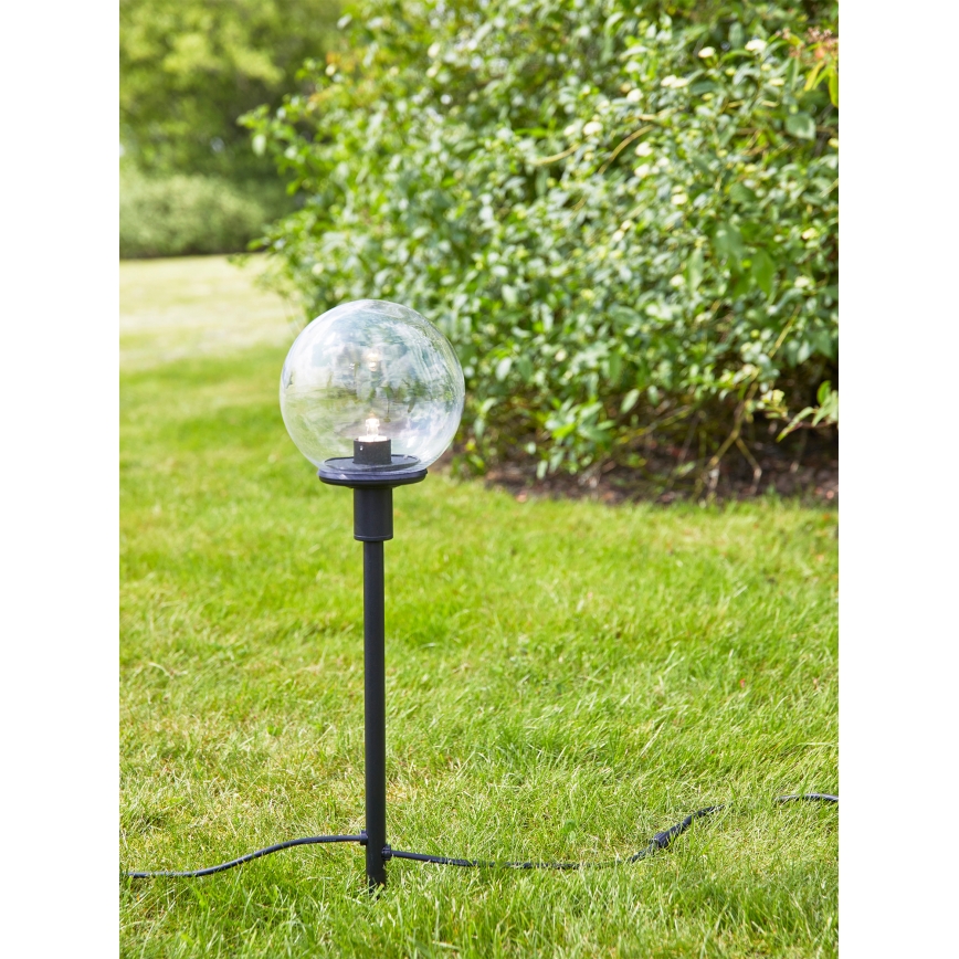 Markslöjd 107283 - світлодіодний зовнішній світильник GARDEN24 LED/3W/24V 60 см IP44 чорний/прозорий