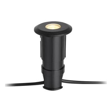 Markslöjd 107285 - LED зовнішній вбудований світильник GARDEN24 LED/3W/24V IP44 чорний