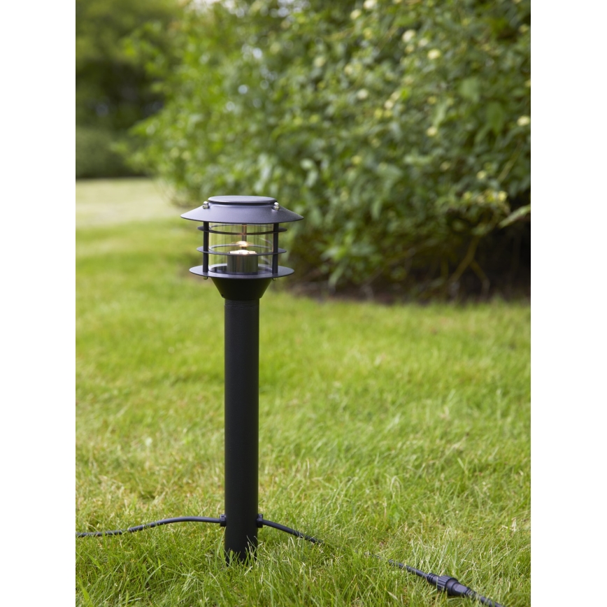 Markslöjd 107290 - Вулична світлодіодна лампа GARDEN 24 LED/3W/24V 45 см IP44 чорний