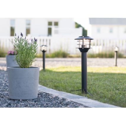 Markslöjd 107290 - Вулична світлодіодна лампа GARDEN 24 LED/3W/24V 45 см IP44 чорний