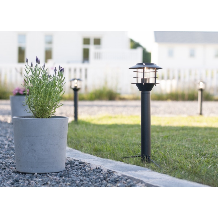 Markslöjd 107290 - Вулична світлодіодна лампа GARDEN 24 LED/3W/24V 45 см IP44 чорний