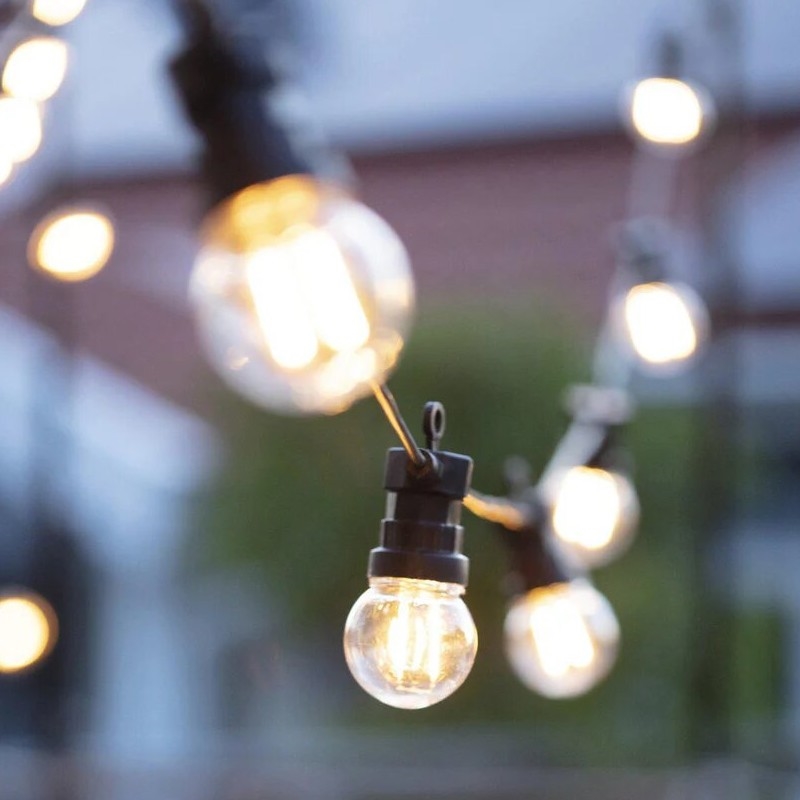 Markslöjd 107292 - Вулична декоративна LED гірлянда ГІРЛЯНДА GARDEN 10xLED 5,5м IP44