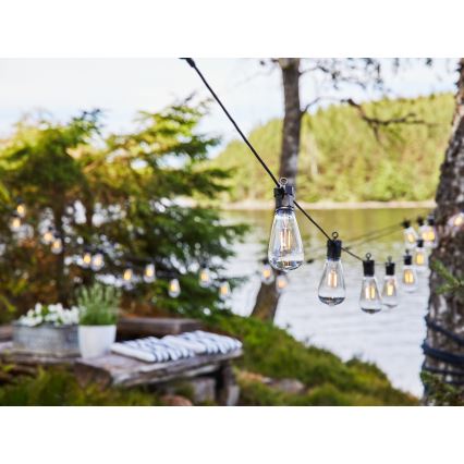 Markslöjd 107293 - LED зовнішній декоративний гірлянд GIRLANDA GARDEN 10xLED 5,5м IP44