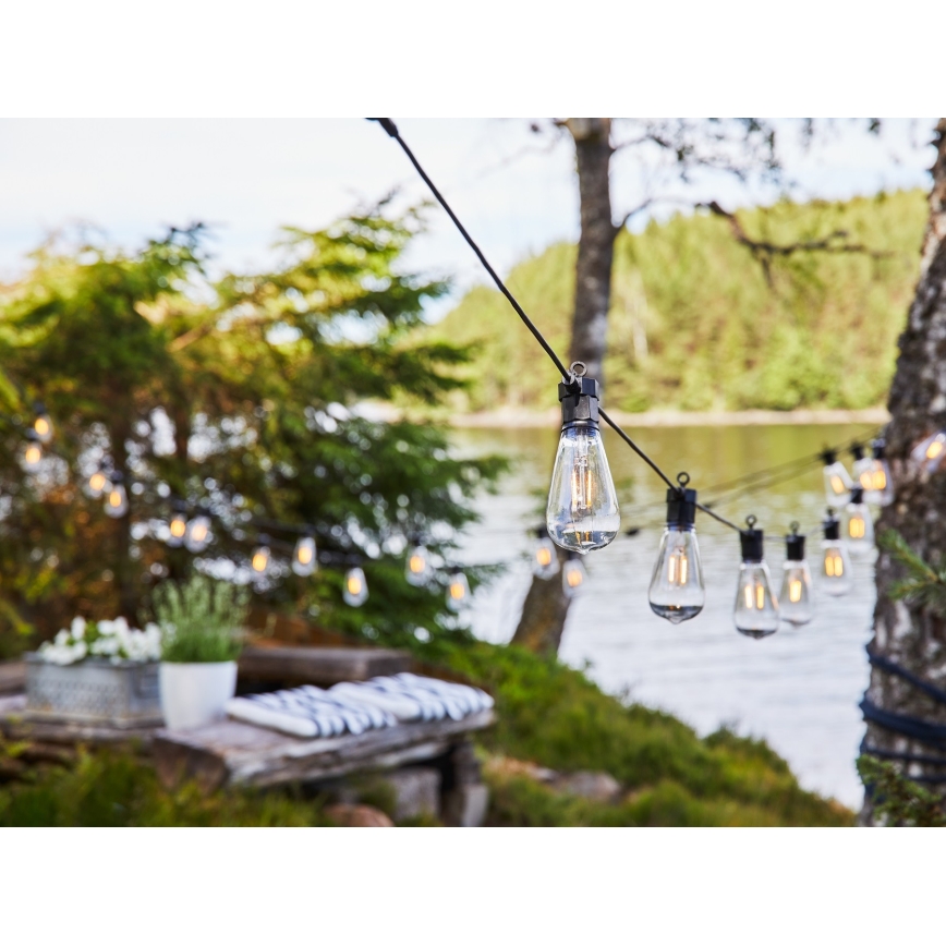 Markslöjd 107293 - LED зовнішній декоративний гірлянд GIRLANDA GARDEN 10xLED 5,5м IP44