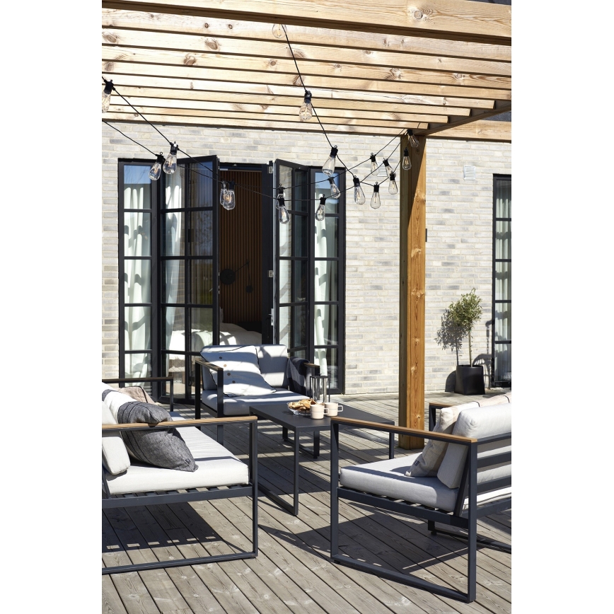 Markslöjd 107293 - Уличная светодиодная декоративная гирлянда GARLAND GARDEN 10xLED 5,5 м IP44