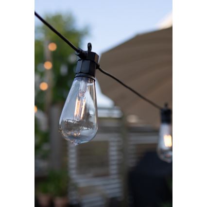 Markslöjd 107293 - Уличная светодиодная декоративная гирлянда GARLAND GARDEN 10xLED 5,5 м IP44