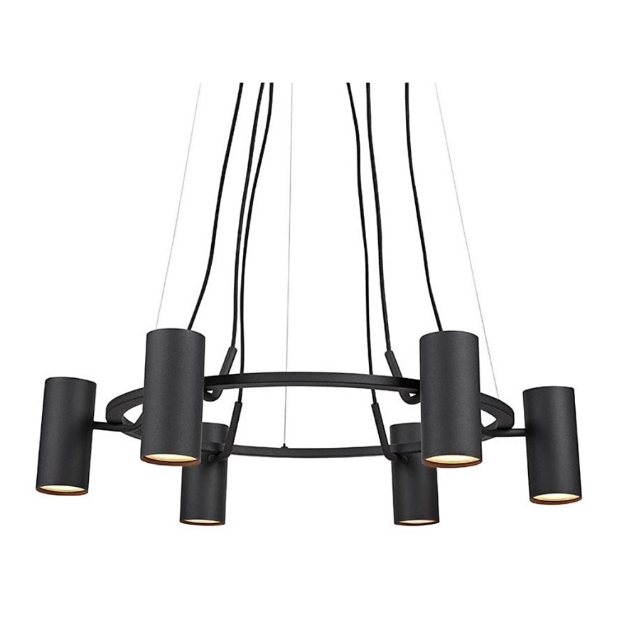 Markslöjd 107357 - Люстра на тросе PORTO 6xGU10/12W/230V