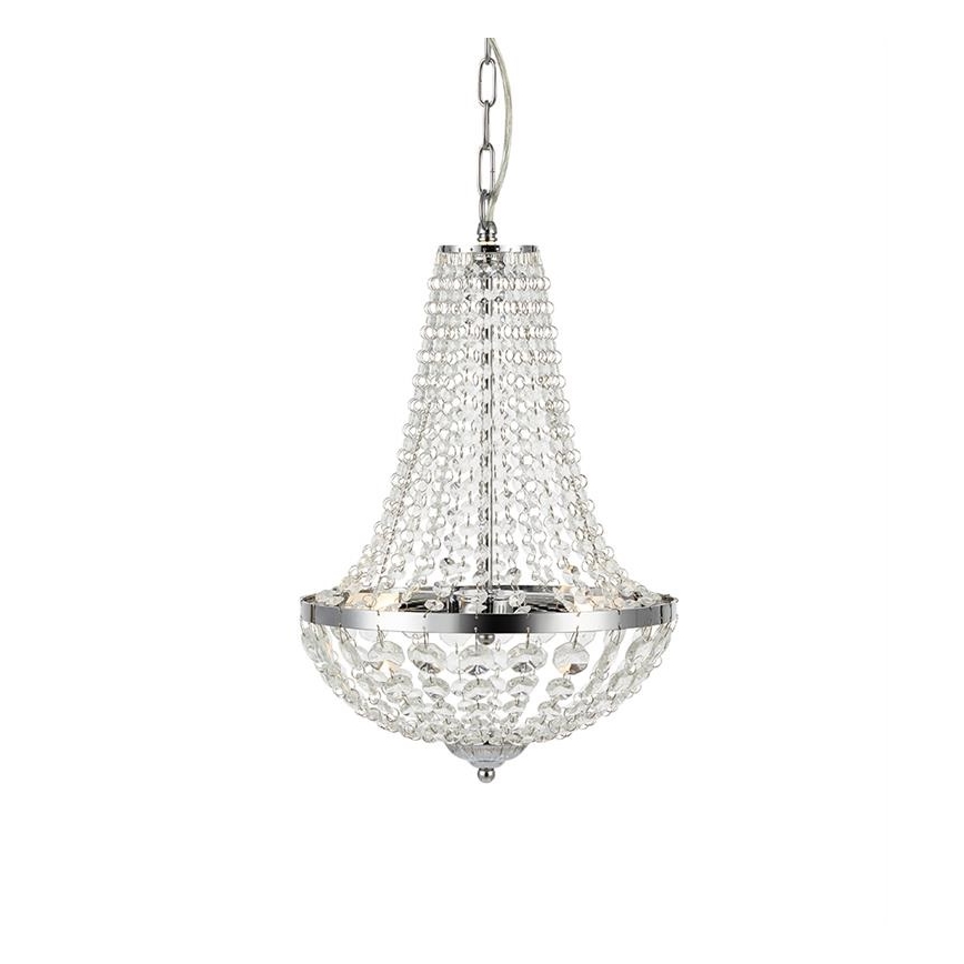 Markslöjd 107550 - Кришталева люстра на ланцюгу для ванної GRÄNSÖ 2xG9/20W/230V IP44