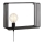 Markslöjd 107814 - Настінний світильник SHELF 1xE27/60W/230V