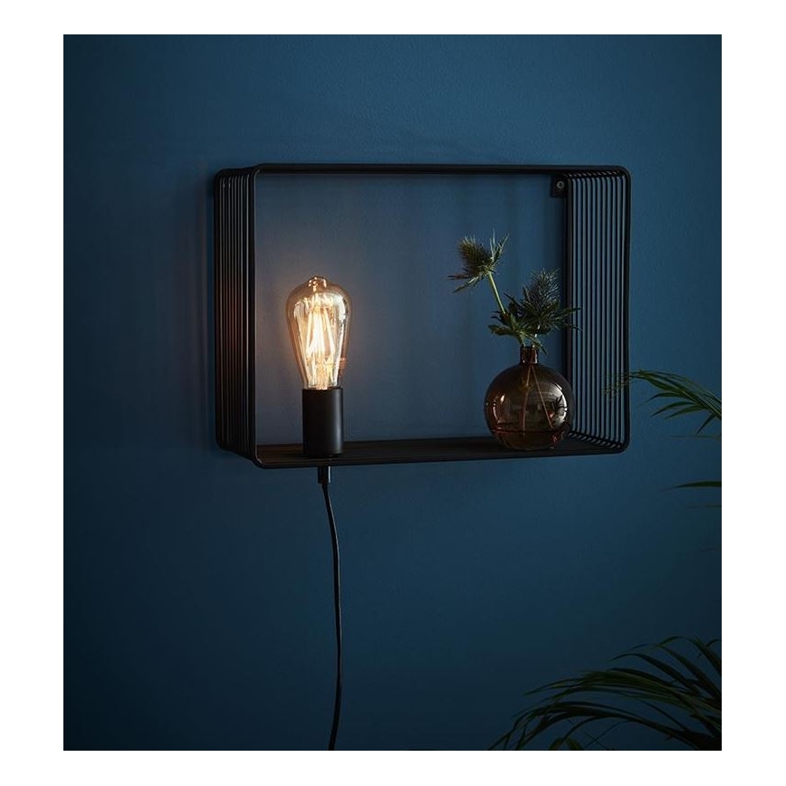 Markslöjd 107814 - Настінний світильник SHELF 1xE27/60W/230V