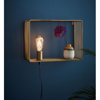Markslöjd 107815 - Настінний світильник SHELF 1xE27/60W/230V