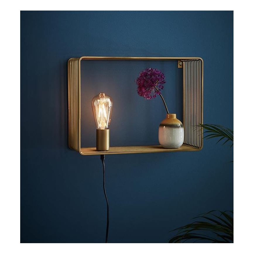 Markslöjd 107815 - Настінний світильник SHELF 1xE27/60W/230V