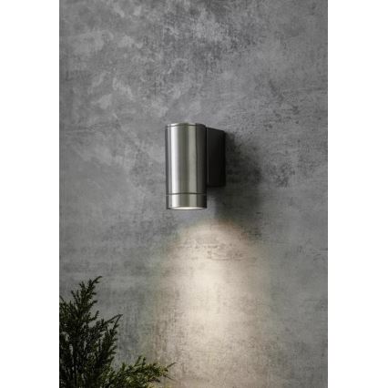 Markslöjd 107915 - Уличный настенный светильник PIPE 1xGU10/35W/230V IP44