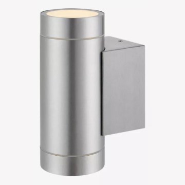 Markslöjd 107917 - Зовнішній настінний світильник PIPE 2xGU10/35W/230V IP44