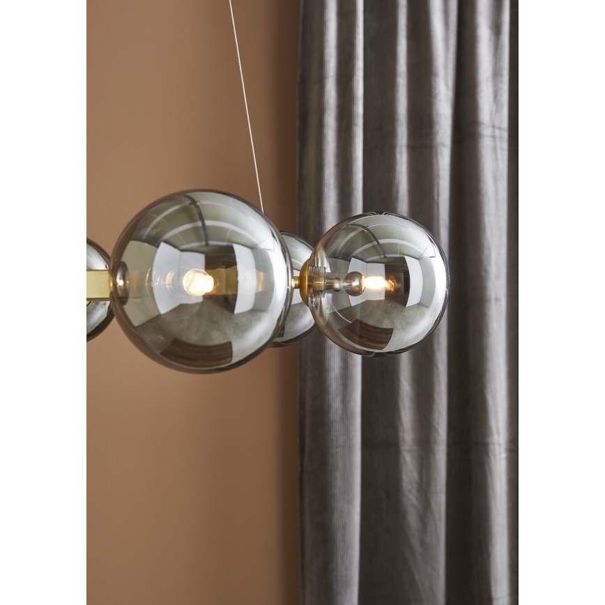 Markslöjd 108050 - Люстра на тросе CIRCLE 6xG9/20W/230V золотая