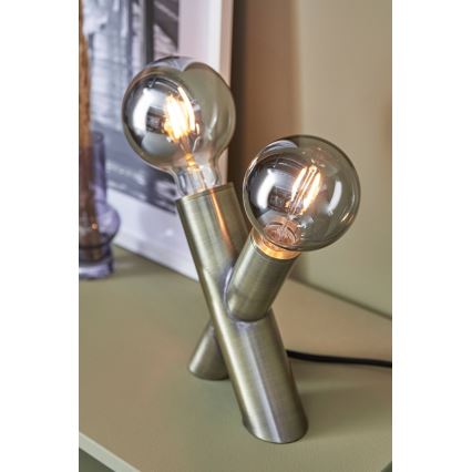 Markslöjd 108053 - Настольная лампа SIMUL 1xE27/40W + 1xE14/40W/230V золотистый