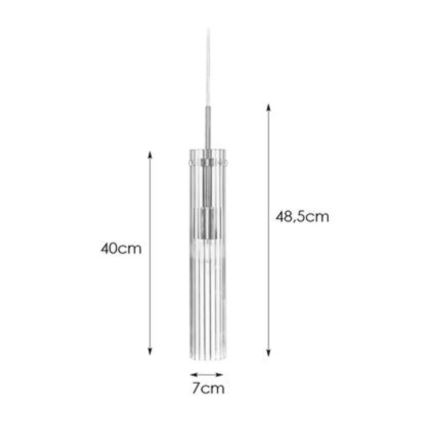 Markslöjd 108112 - Підвісна люстра TUBO 1xE14/40W/230V