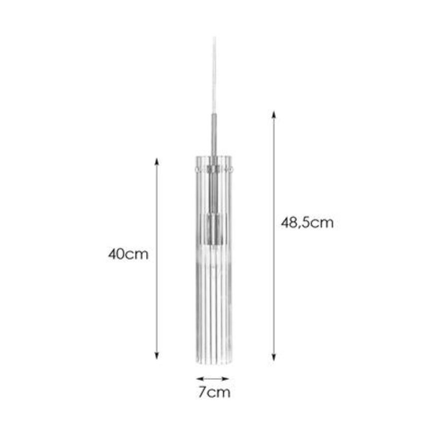 Markslöjd 108112 - Подвесная люстра TUBO 1xE14/40W/230V