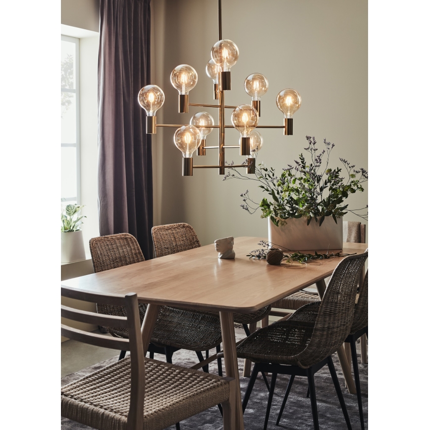 Markslöjd 108117 - Люстра на штанге PARIS 10xE27/60W/230V золото