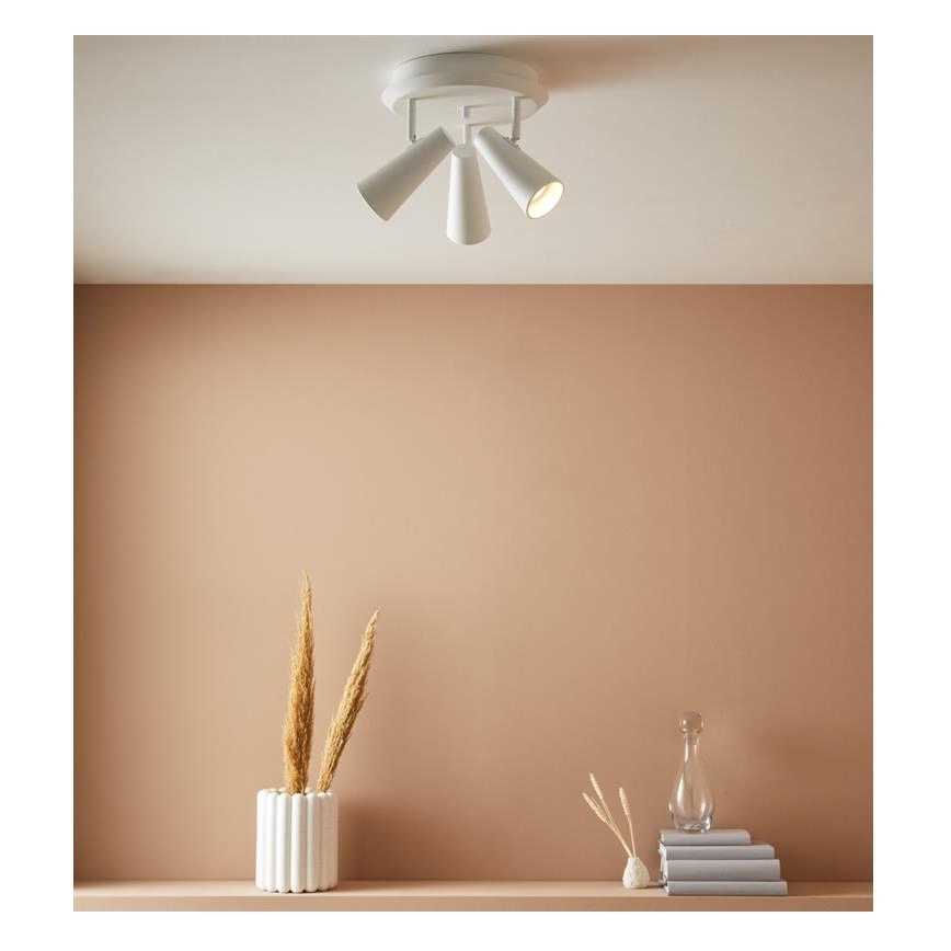 Markslöjd 108203 - Точковий світильник CREST 3xGU10/7W/230V білий